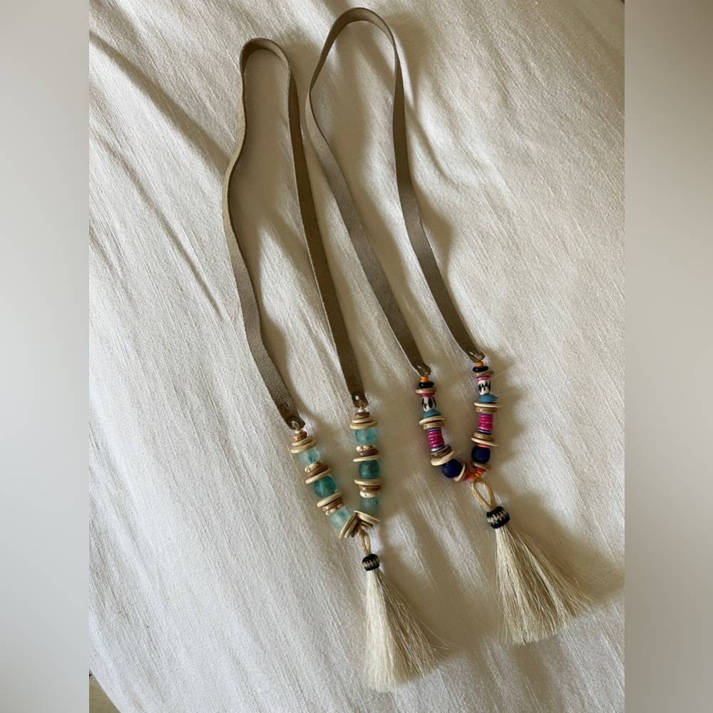 TWO Twine and Twig necklaces